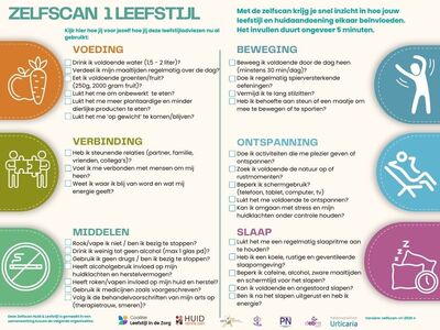 Pagina 1 zelfscan Huid & Leefstijl Pagina 1 zelfscan Huid & Leefstijl