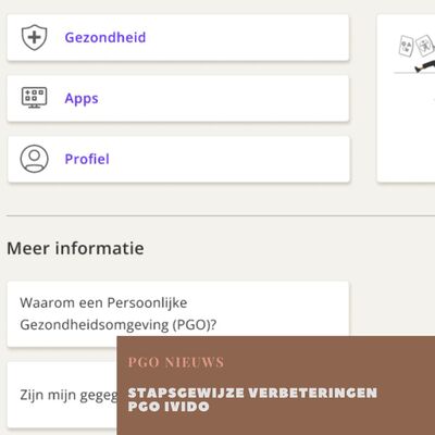 Stapsgewijze verbeteringen PGO Ivido Stapsgewijze verbeteringen PGO Ivido