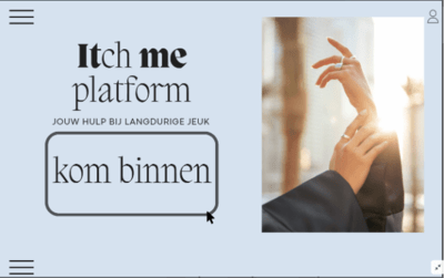 Een online platform genaamd ‘Itch me of it’s me’ biedt ondersteuning voor mensen die lijden aan chronische jeuk, zoals veroorzaakt door aandoeningen als amyloïdose. Jeuk, een vaak verborgen en onderbelicht probleem, kan ernstige gevolgen hebben, zoals pij Een online platform genaamd ‘Itch me of it’s me’ biedt ondersteuning voor mensen die lijden aan chronische jeuk, zoals veroorzaakt door aandoeningen als amyloïdose. Jeuk, een vaak verborgen en onderbelicht probleem, kan ernstige gevolgen hebben, zoals pij