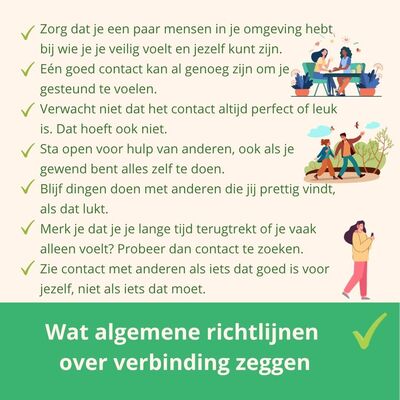 algemene richtlijnen over verbinding algemene richtlijnen over verbinding