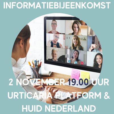 Zoom informatiebijeenkomst urticaria